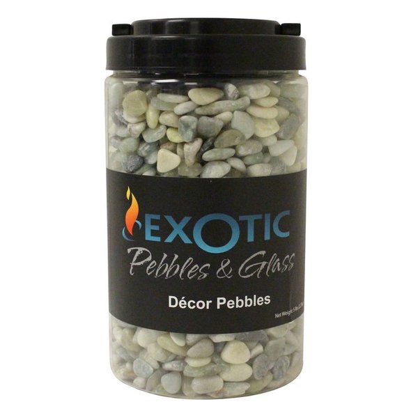 Exotic Pebbles & Aggregates PEA GRAVEL PLSH JADE 5LB PJS-0510J